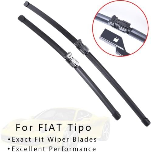 Front Wiper Blade For Cars for FIAT Tipo 356 357 358 from 2015 2016 2017 windscreen wiper car Accessories wholesale