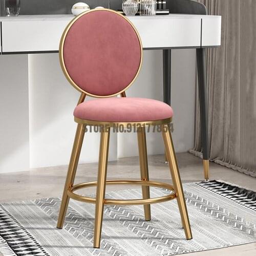 Light luxury dressing stool modern minimalist makeup stool net red ins nail art chair girls bedroom dressing table stool