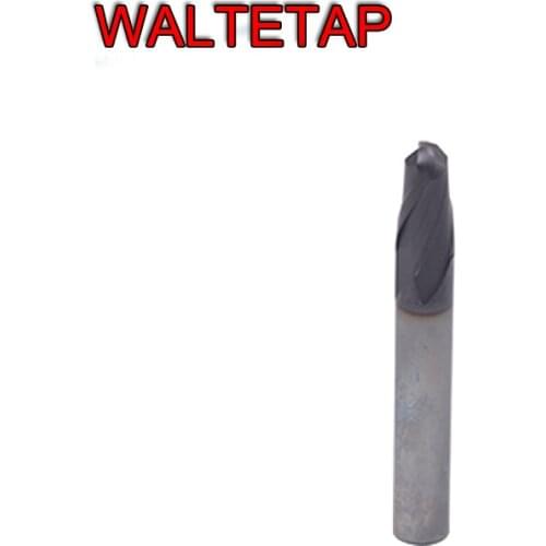 45° solid TIALN carbide end mill cnc milling cutter 2 flutes Ball Nose end mill HRC45 R0.5 R0.75 R1 R1.5 R2 R2.5 R3 R4 R5