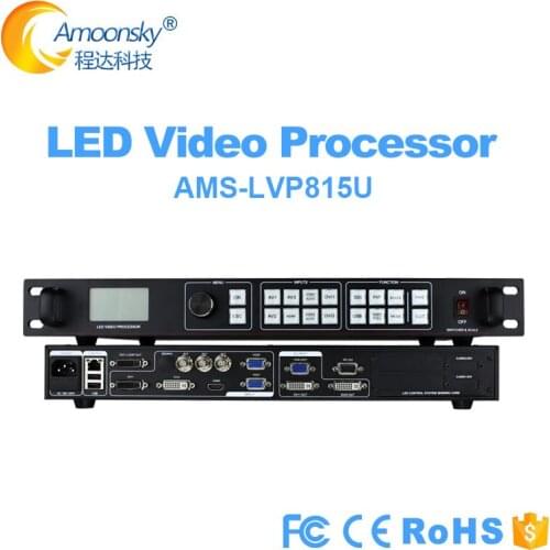Led screen video processor LVP815U usage linse sending card p5 led full color display led sign board for led video wall display