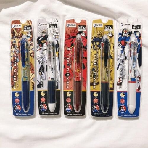 Japanese Baile FriXion limited mobile Gundam series 3 color erasable neutral pen 0.5mm