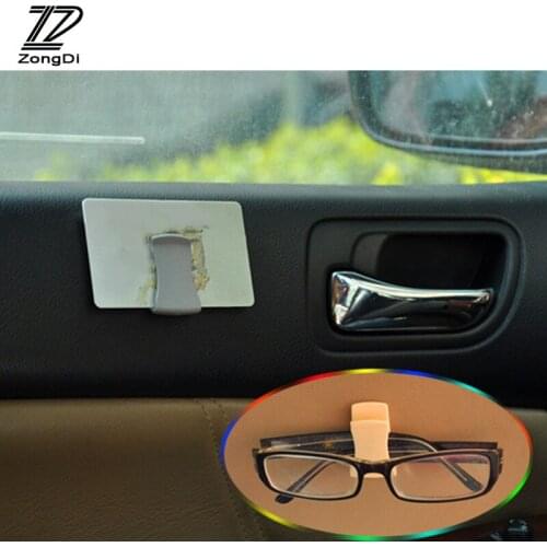 ZD 1pc For Renault Megane 2 3 Duster VW Touran Passat B6 Golf 7 T5 T4 Fiat 500 Car Multifunctional Card bags Glasse Clip Holder