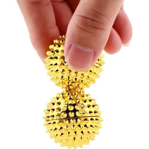 10pcs Magnetic Hand Palm Massager Ball Body Blood Circulation Improvment Tool Muscle Stretching Relaxation Pain Relief