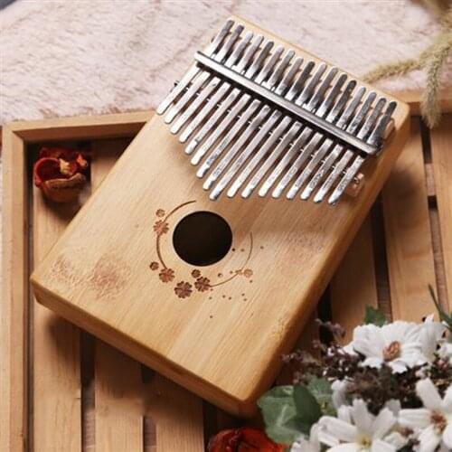 17 keys kalimba Instrument Thumb Piano Solid mahogany Finger Piano Creative Music Box Gifts for Beginners Kids 2021 Hot Selling