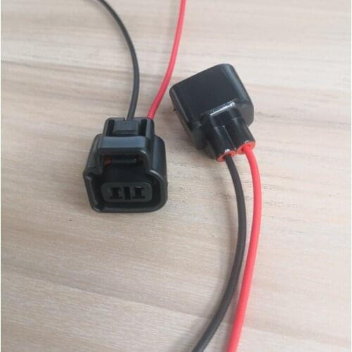 2 Pin Female Connector Wire Harness Pigtail For Late Model Lexus Windshield Washer Fluid Pumps