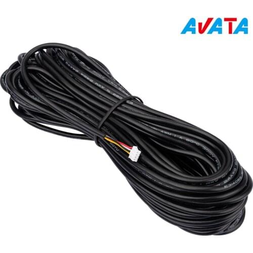 4 Pin 10m/15m/25m Extension Cables for Wired Video Intercom Home Apartment Extend Wire Connect Camera Doorbell