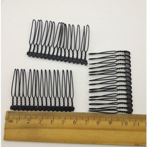 50pcs Imitation silver Metal Combs 15 Teeth Hair Accessories 57x38mm for hat/hair accessories/wedding accessorie