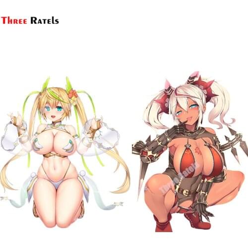 Three Ratels A901 Gene Phantasy Star Anime Car Stickers And Decals Auto Accessory Vinyl Material Waterproof Protected