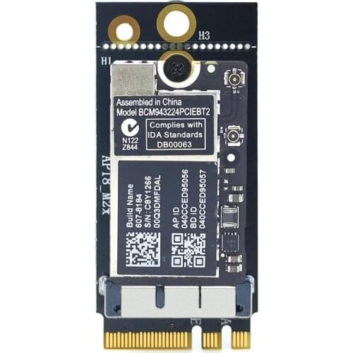 1PC New For Apple WIFI Wireless Network Card Adapter Card NGFF BCM94360CS2 BCM94360 BCM943224