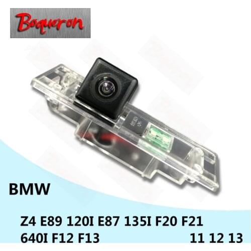 BOQUERON for BMW Z4 E89 120I E87 135I F20 F21 640I F12 F13 SONY Waterproof CCD Car Camera Reversing Reverse rear view camera