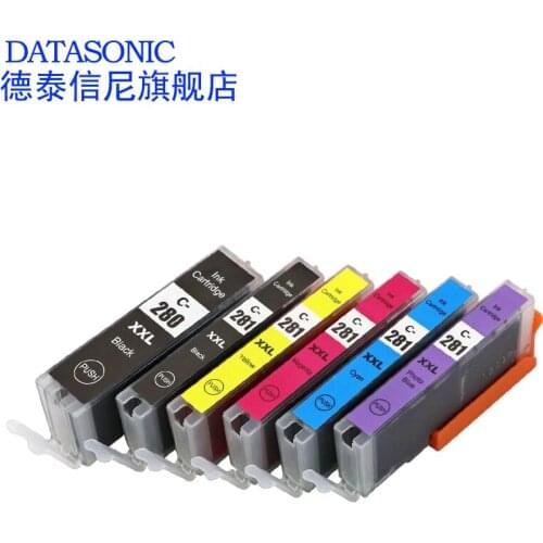Datasonic PGI-280 XXL CLI-281 XXL Ink Cartridge For Canon Pixma TS8120 TS9120 TS9520 T9521