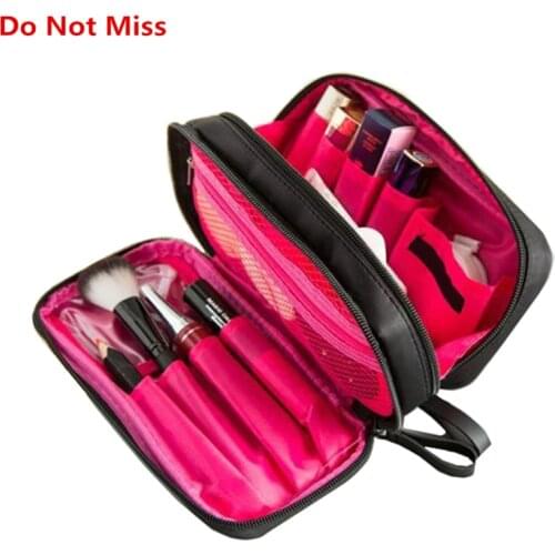 Do Not Miss Black Cosmetic Bags