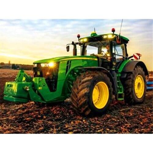 5D Full Square Diamond Painting Landscape Scenery Diamond Embroidery Cross Stitch Tractor Rhinestones Mosaic Handicraft