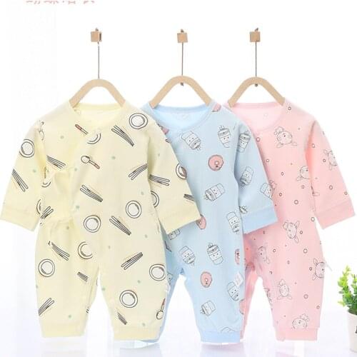 Baby Boys Girls Rompers New Spring Autunm Newborn Infant Long Sleeve Cartoon Bodysuit Baby Born 100% Cotton Clothes
