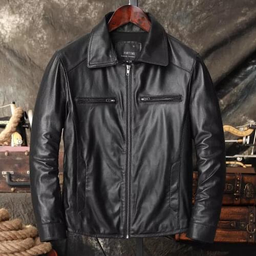 2021 Spring Autumn Large Size Sheepskin Genuine Leather Bomber Jacket Men Real Leather Flights Jacket Aviator Pilot Coats A210