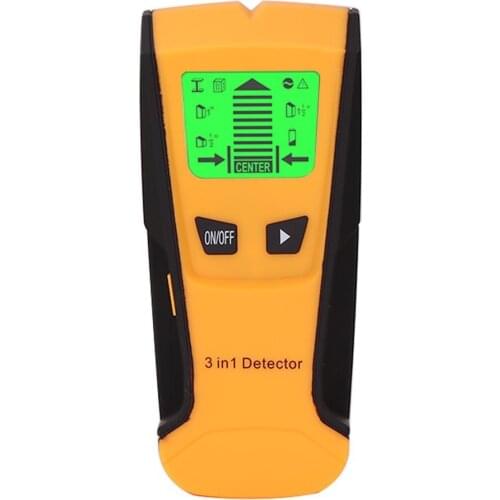 3 In 1 Metal Detector Find Metal Wood Studs AC Voltage Live Wire Detect Wall Scanner Electric Box Finder Wall Detector