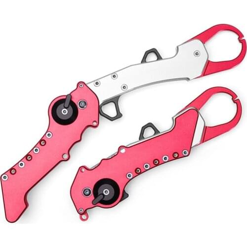 New Foldable Top Grade Aviation Aluminum Fish Gripper Grip Fish Lip Grabber Fishing Tool