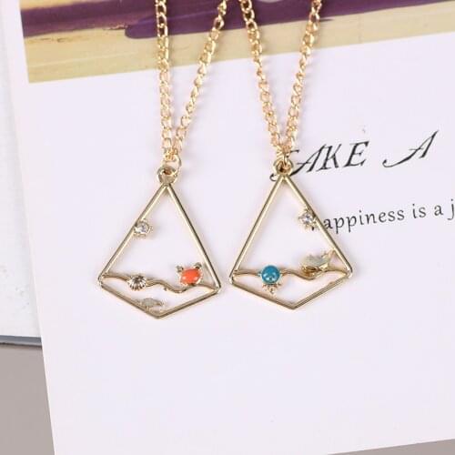 2020 Dolphin Crab Alloy Metal Chain Pendant Necklace Ladies Summer Beach Style Necklace Bohemian Necklace Choker Jewelry Gift