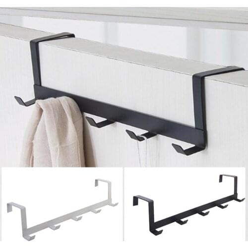 Durable Door Hook Living Room Wall Hooks Hanger Hat Keys Holder Wall Home Kitchen Bearing Black White Color Bearing about 5kg