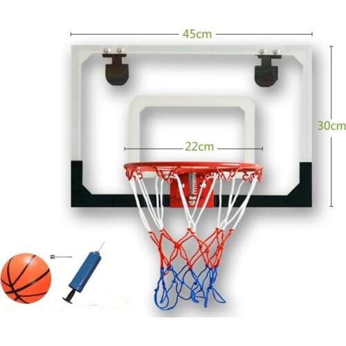 Transparent wall hanging basketball board leisure rebound childrens basketball rack easy to hang small basket