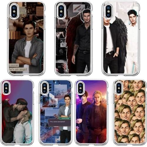 Romance Club Lucifer Bling Cute back Cover Phone Case Transparent For iphone 5 s c se 6 s 7 8 11 12 plus mini x xs xr pro max