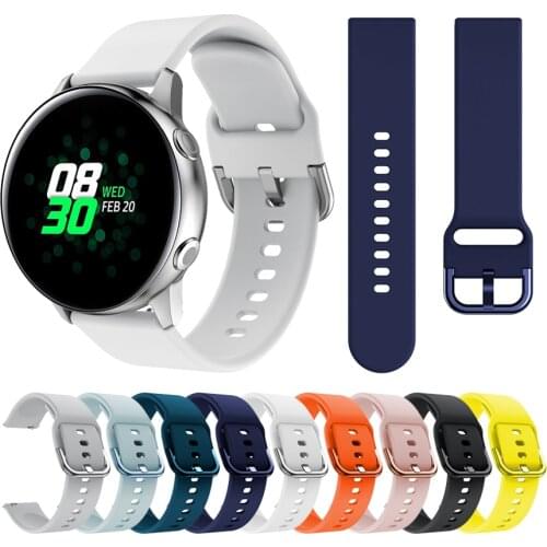 20mm/22mm Silicone band For Amazfit GTS/2/2e/GTS2 Mini/GTR 42mm/47mm/GTR2/2e/stratos 2/3 Sport Watch Bracelet Amazfit bip strap