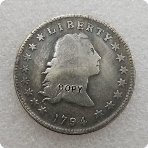 USA 1794 Flowing hair Dollar type 1 Copy Coin commemorative coins-replica coins medal coins collectibles