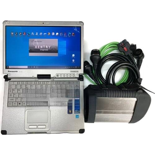 V2021 MB STAR C4 Multiplexer mb sd c4 PK c5 c6 xentry das wis epc For BENZ truck car 12V/24V diagnostic Tool+Toughbook C2 LAPTOP
