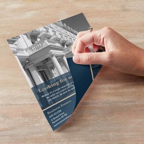 Custom printing A4,A5 Flyers Leaflet , paper brochure, Double Sided print , colorful print posters MOQ:500pcs