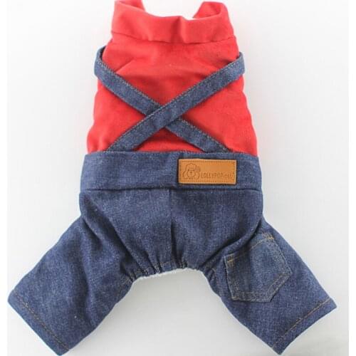 Winter Dog Overalls Jumpsuit warm Small Dog Clothes Outfit Puppy Yorkshire Pomeranian Bichon Poodle Schnauzer Pug Clothing XS-XL