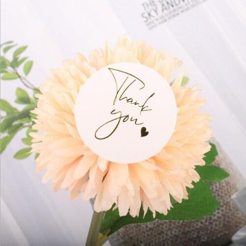 1200pcs/lot Round THANK YOU stickers cake birthday party wedding decoration multifunctional stationery sealing sticker gilding