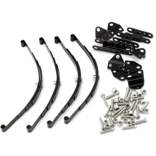 4Pcs 1/10 Leaf Springs Damper Kit Chassis Parts for Tamiya SCX10 D90 TRX4 RC Car
