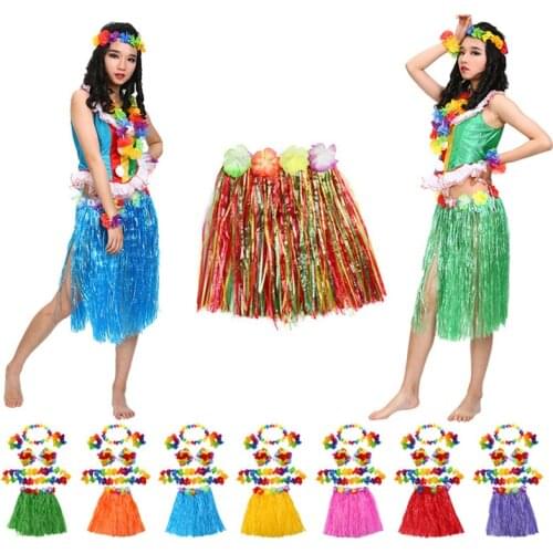 Hawaii dekoration Petal Leis Party Beach Flower hawaiian Dress Necklace wreath hawaiian party decorations