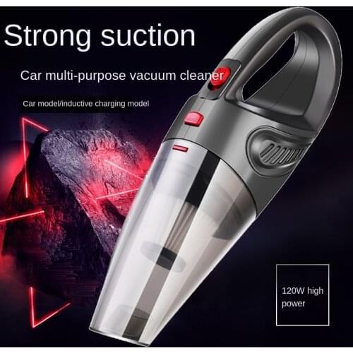 Car vacuum cleaner wireless charging hand vacuum cleaner large suction force wet car home dual-use cleaning