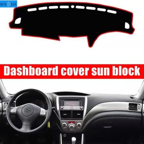 For Subaru Forester 2008-2012 Dashboard Cover Sun Shade Non-slip Dash Mat Pad Carpet Car Stickers Interior Accessories