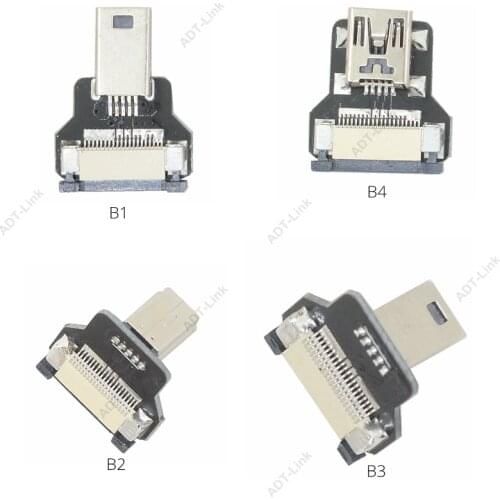 FFC Micro USB Mini USB FPV Slim Thin Flat Soft flexible FPC charge AV output OTG Cable for FPV Brushless Handheld Gimbal monitor