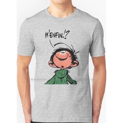 Gaston Lagaffe T Shirt 100% Pure Cotton Gomer Goof Gaston Flater Gomer Lagaffe Guust Gaston Gaston Gaston Flemish Belgian