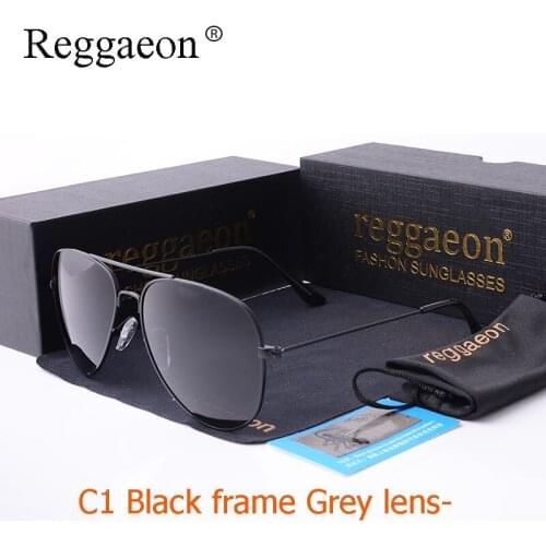 Reggaeon Brand Classic Polarized Sunglasses Men/Women Colorful Reflective uv400 Lens Eyewear Accessories SunGlasses 3026