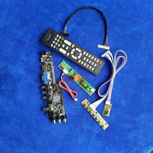 KIT LCD display drive card USB VGA AV HDMI-compatible Digital DVB 1CCFL 1400*1050 30-Pin LVDS For IASX16C/IASX16H/ITSX68/ITSX68C