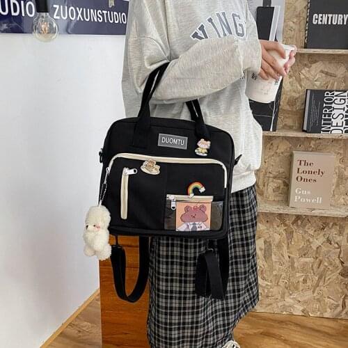 Korean Waterproof Nylon Small Backpack Women Fashion Mini Travel Backpacks Schoolbag for Tennager Girls Kawaii Shoulder Bags