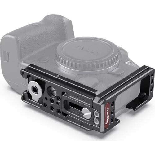 SmallRig Camera L-Bracket for Canon EOS R5 and R6 w/ Arca-Type 1/4" Accessory Threads Quick Release L plate 2976