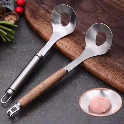 Meatball Spoon Home Manual Meatball Spoon Kitchen Squeeze Production Meatball Gadget 304 Stainless Steel Spoon