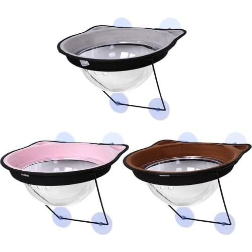 Cute Pet Hanging Beds Cat Sunny Window Mount Pet Cat Hammock Space Saving Window Hanging Toys Cat Pet Bed Shelf Seat Beds