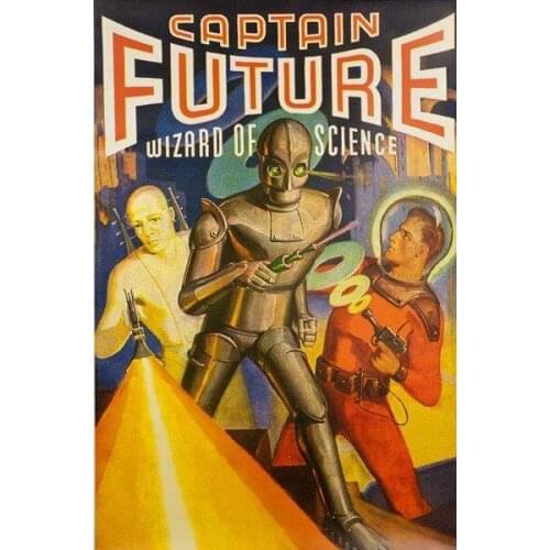 Captain Future as seen on the Big Bang Theory Wall Sticker Silk Poster Art Light Canvas Home Decoration