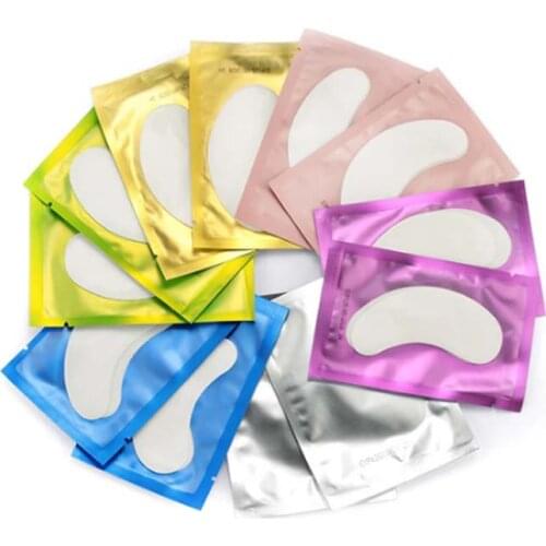 20 pairs Under Eye Patches Eyelash Pad Gel Patch Grafting Eyelashes For Paper Sticker Wraps Application Beauty Make Up Tools