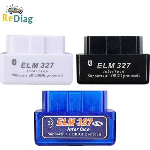 Super Mini ELM327 Bluetooth V2.1 / OBD2 ELM 327 Scanner Adapter Car Diagnostic Tool For Android/Symbian For OBDII Protocol