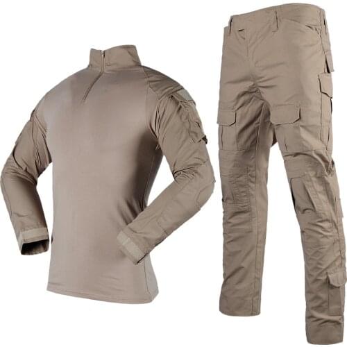 Tactical Suit Tactical Clothing Khaki Camouflage Suit For Men
