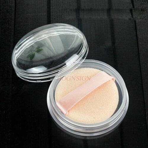 High Grade Loose Powder Box Honey Powder Box Natural Flocking Powder Puff Travel Out Portable Beauty Tools Dispensing Box Sale