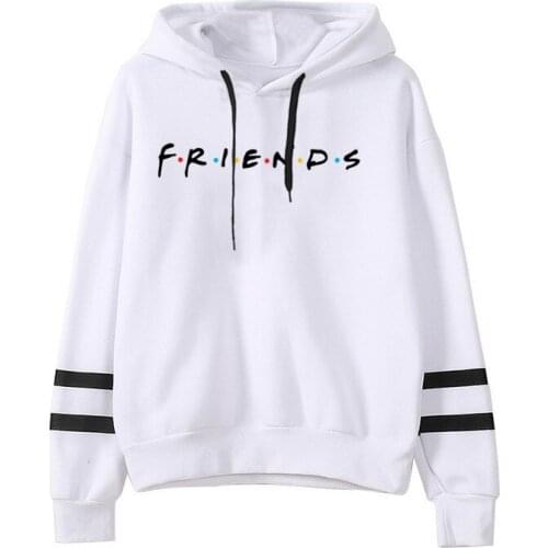 Dropship Women Friends Tv Show Funny Cartoon Hoodies Pullover Streetweat Sweatshirts Female Hoody Hoodies