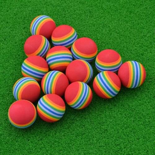1PCS Golf Sponge Soft Rainbow Balls Golf Swing Training Beginner Indoor Balls Practice Ball Aids Outdoor Training